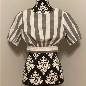 Forever 21 Open Back Crop Top NWT